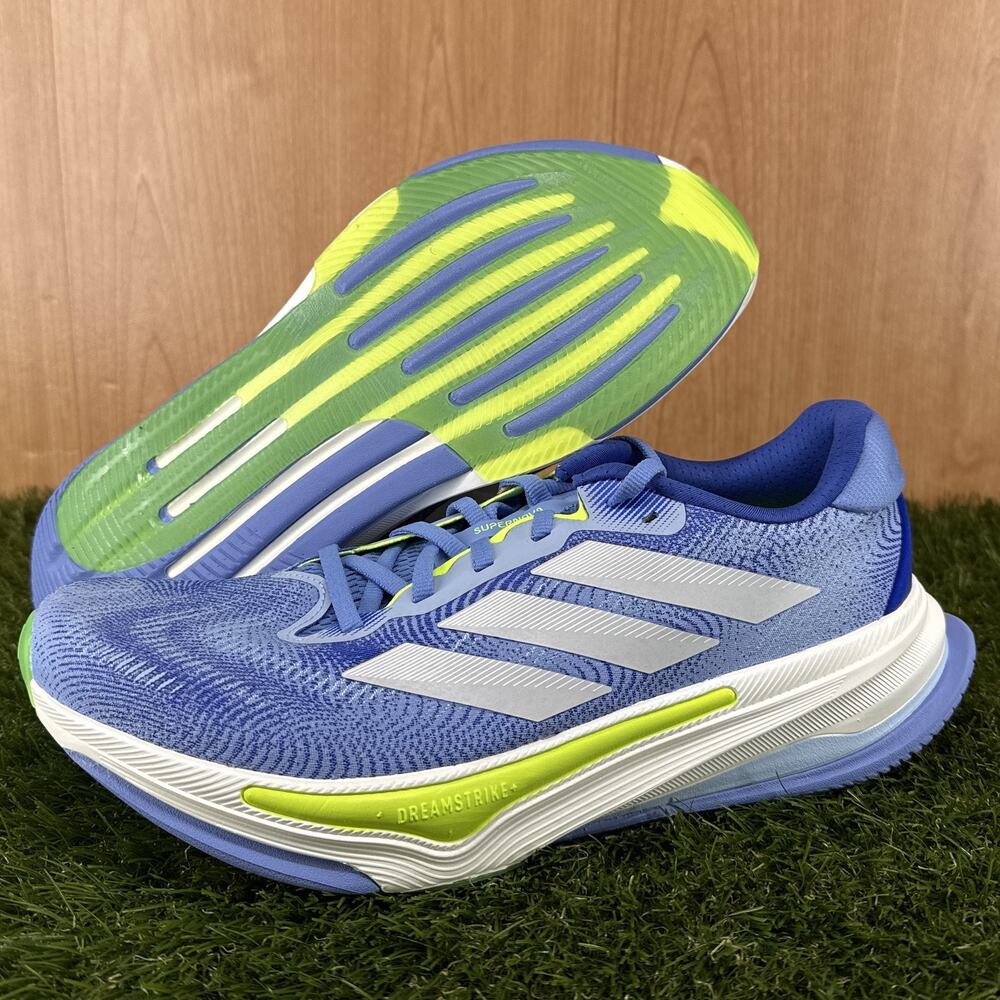 adidas Supernova Prima 2 Blue Fusion Cloud White Lucid Blue JR3194 Mens Sz 9.5